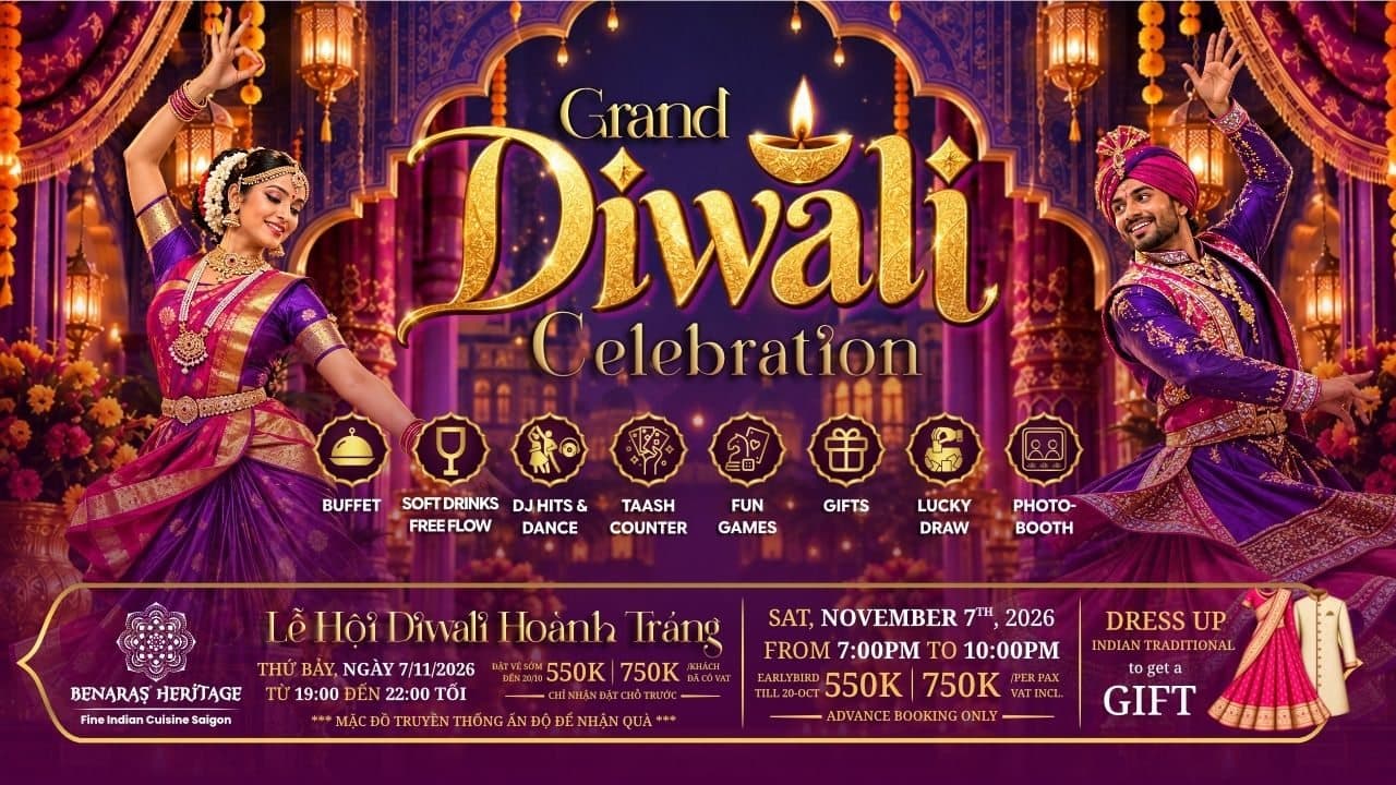 DIWALI 2026 - INDIA'S FESTIVAL OF LIGHTS IN SAIGON