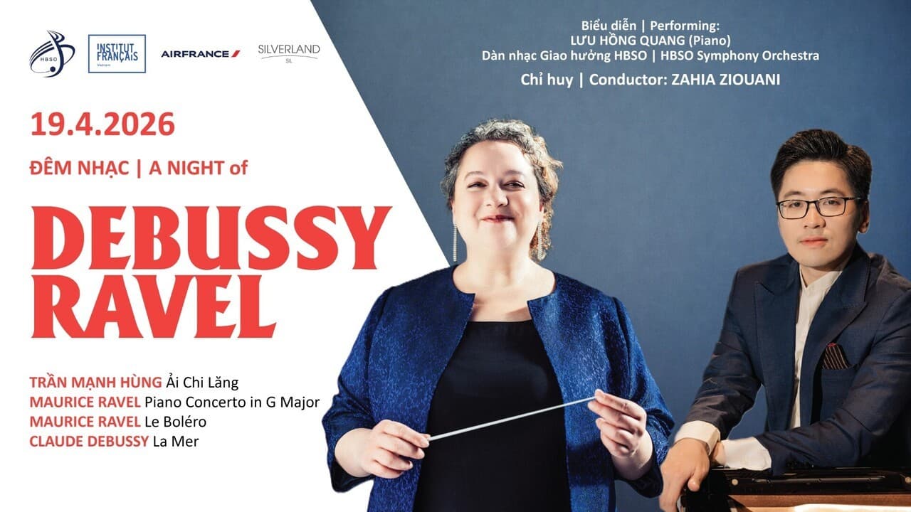 [HBSO] Đêm nhạc: A NIGHT OF DEBUSSY & RAVEL