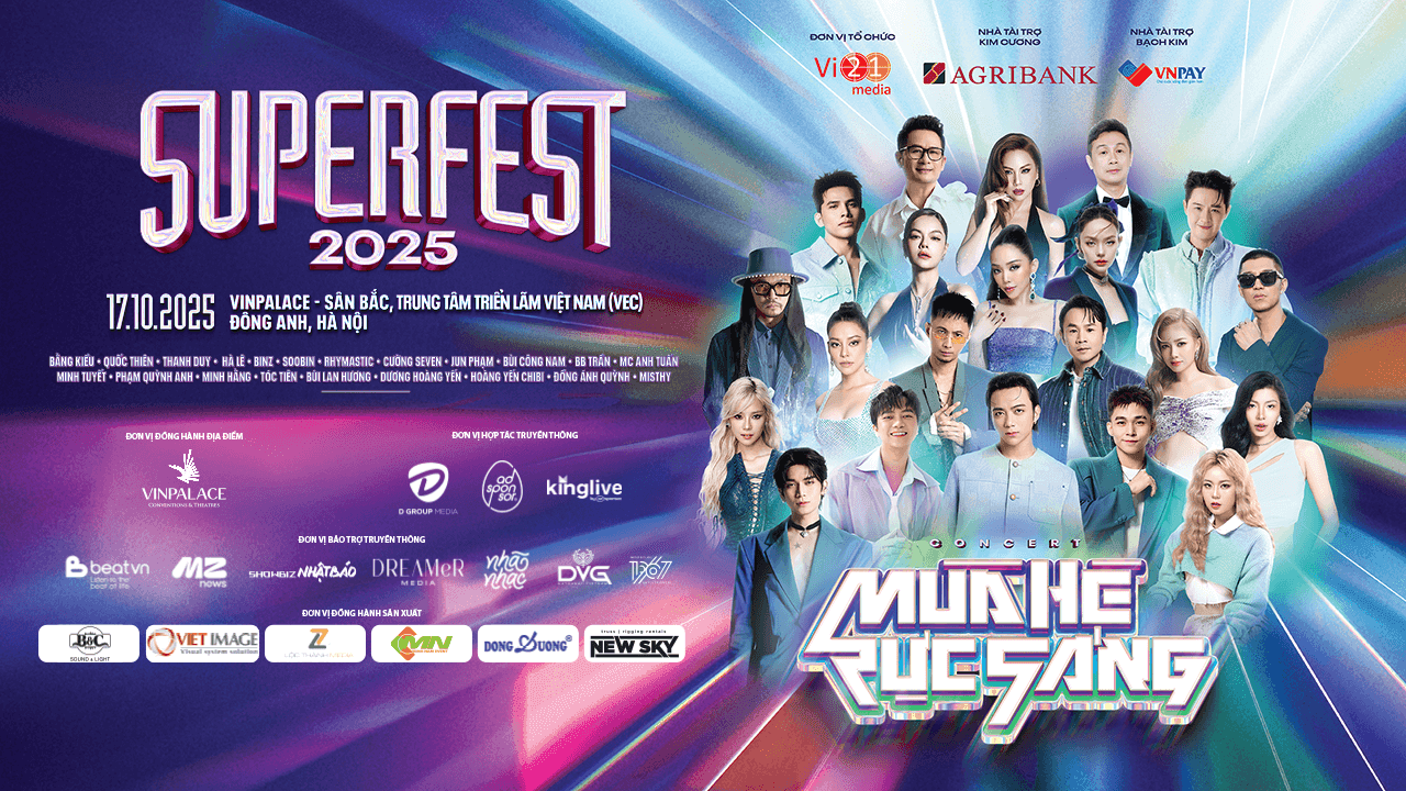 SUPERFEST 2025 - Concert Mùa Hè Rực Sáng