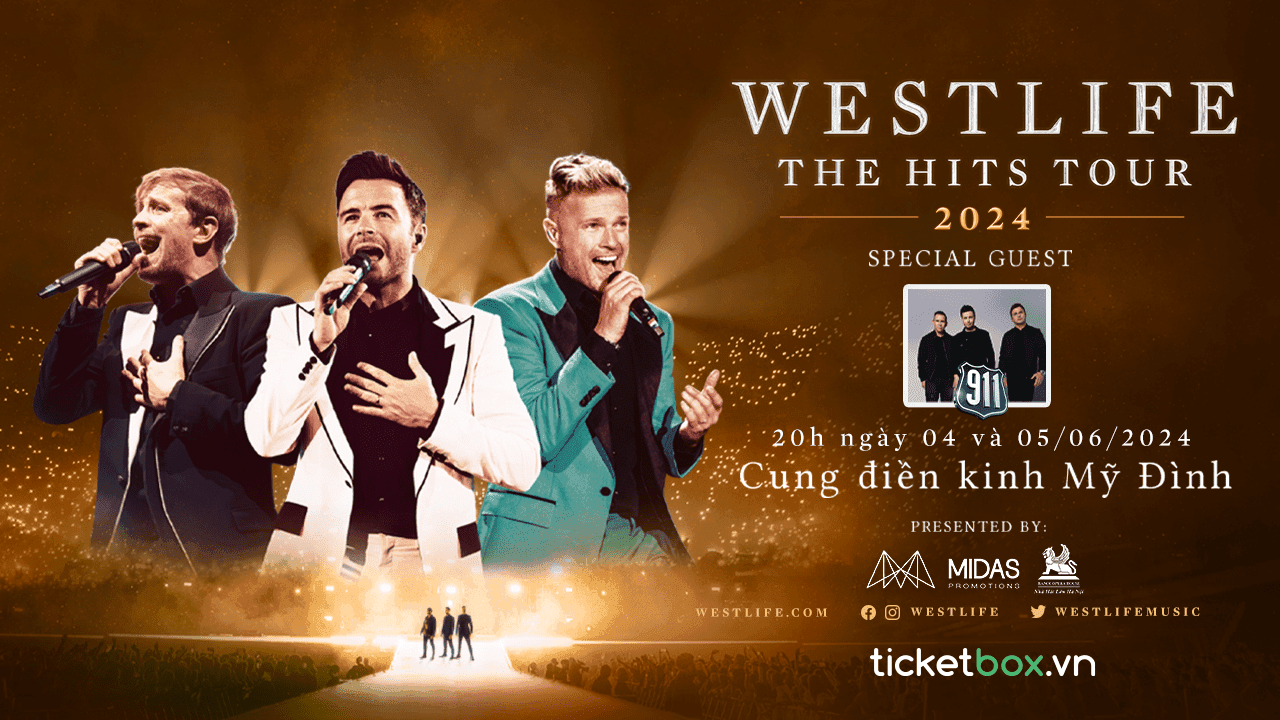 WESTLIFE THE HITS TOUR 2024 LIVE IN HANOI