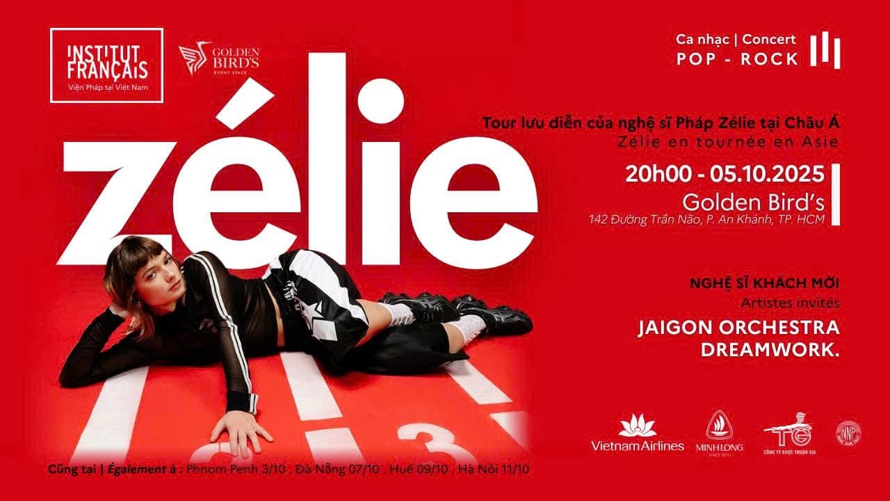 [HỒ CHÍ MINH] CONCERT Zélie & Jaigon Orchestra & Dreamwork