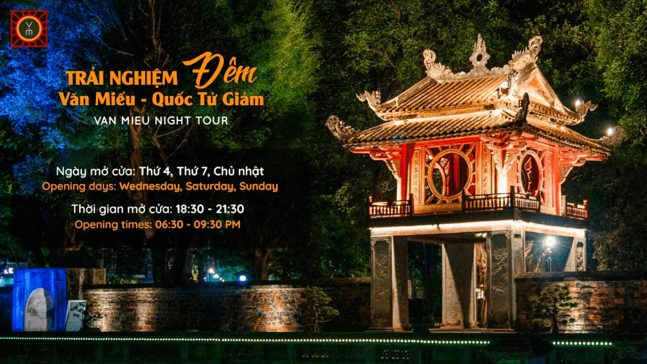 TOUR ĐÊM VĂN MIẾU - VAN MIEU NIGHT TOUR