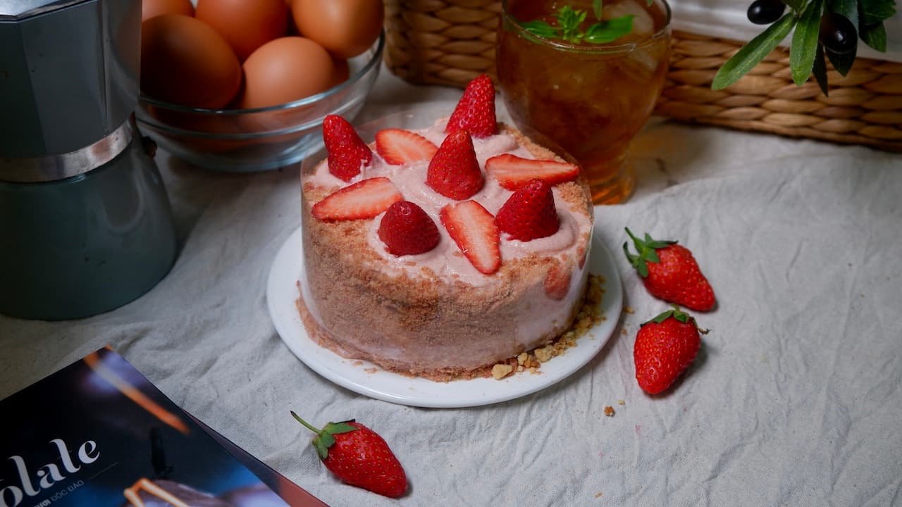 ART WORKSHOP "STRAWBERRY DOUBLE FROMAGE CHEESECAKE"