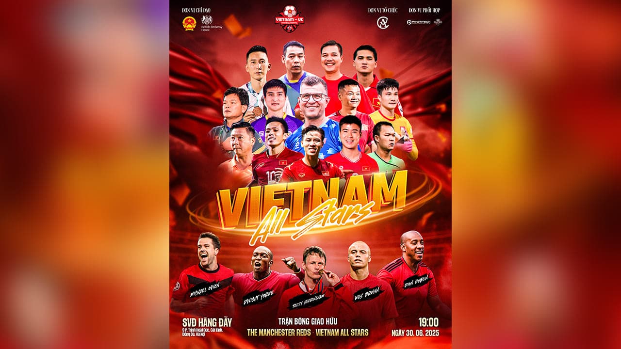 [Hà Nội] RED LEGEND Vs VIETNAM ALL STARS