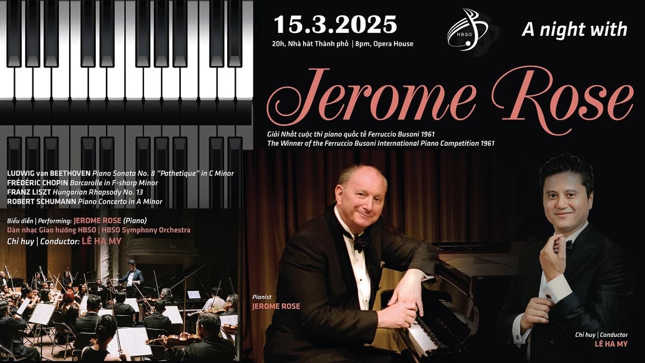 [HBSO] Hòa Nhạc A NIGHT WITH JEROME ROSE
