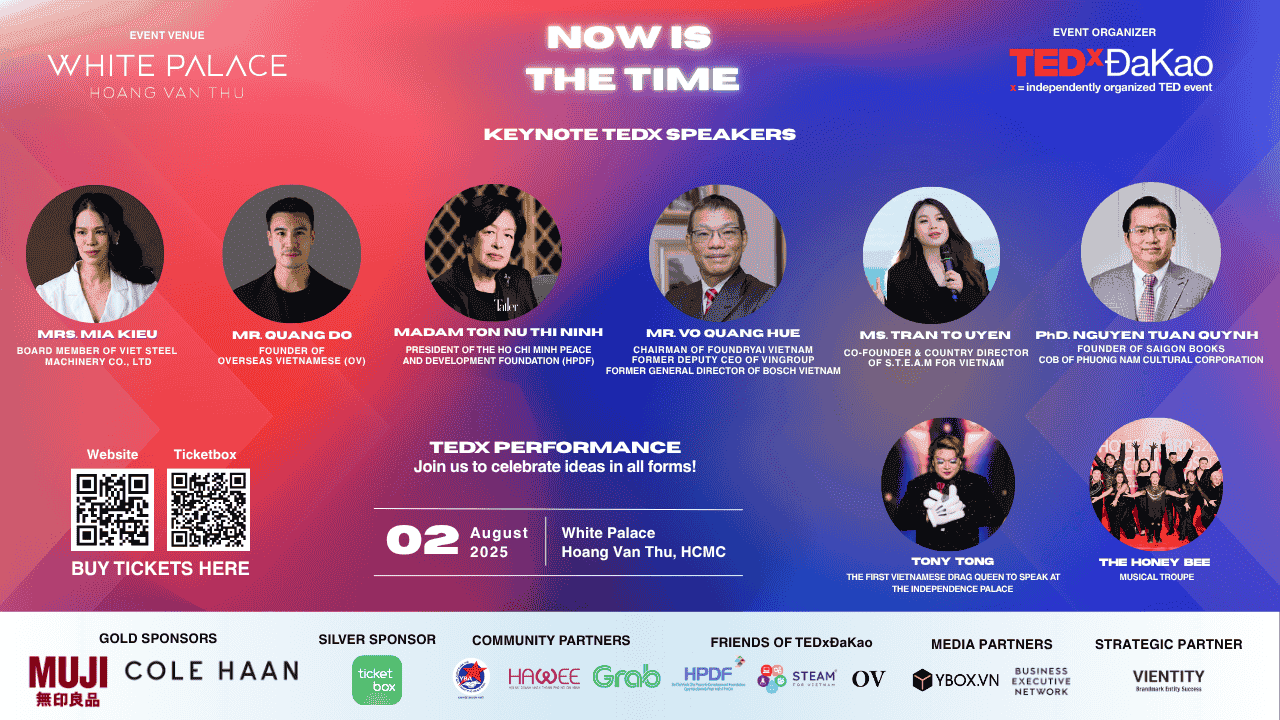TEDxĐaKao: Now Is The Time