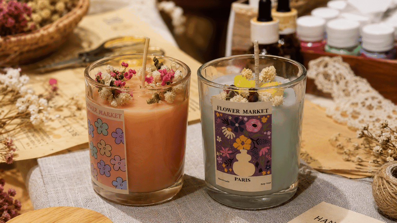 (FLOWER 1969's) WORKSHOP CANDLE - HỌC LÀM NẾN THƠM