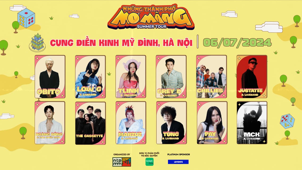 [Hà Nội] Những Thành Phố Mơ Màng Summer Tour 2024