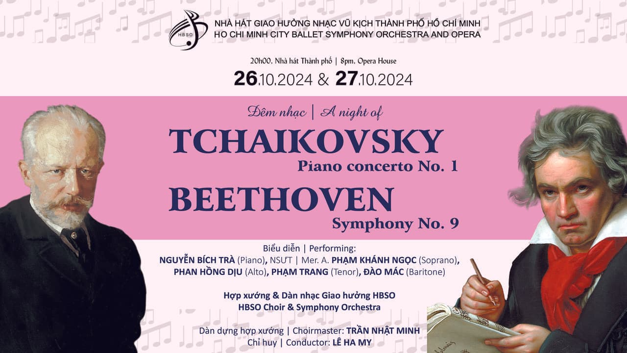 [HBSO] Đêm nhạc TCHAIKOVSKY & BEETHOVEN