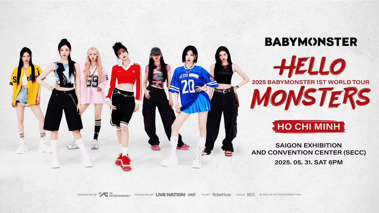 2025 BABYMONSTER 1st WORLD TOUR  IN HO CHI MINH