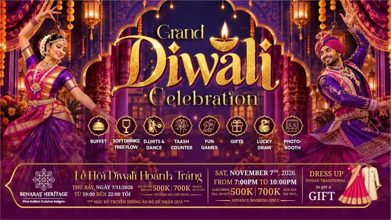 DIWALI 2026 - INDIA'S FESTIVAL OF LIGHTS IN SAIGON
