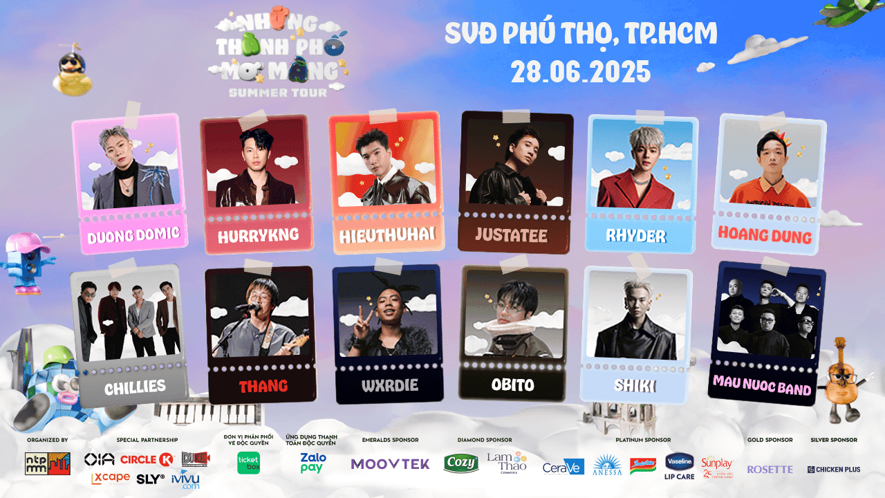 [TP.HCM - NTPMM] Những Thành Phố Mơ Màng Summer 2025