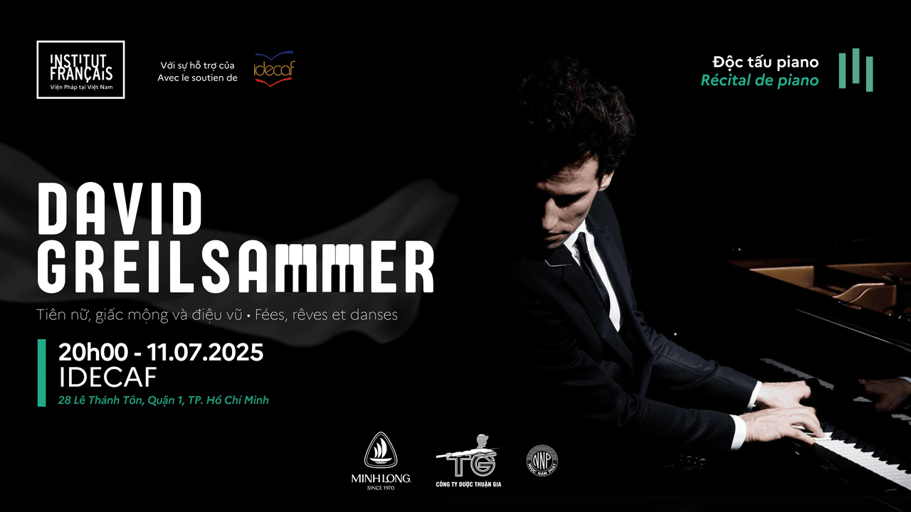 [HỒ CHÍ MINH] Piano: Tiên nữ, giấc mộng và điệu vũ - David Greilsammer