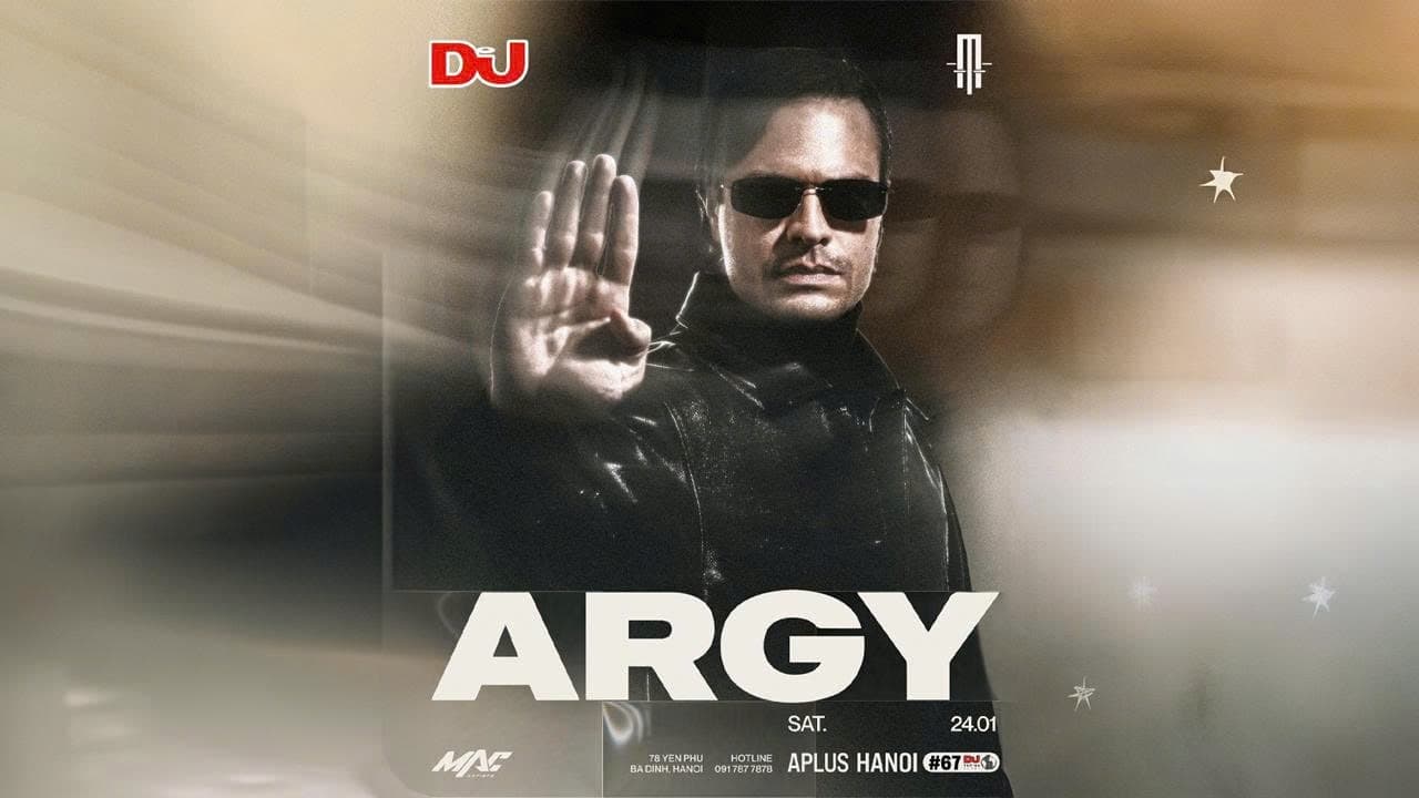 APLUS HANOI presents: ARGY - 24.01.26 **First time in Vietnam**