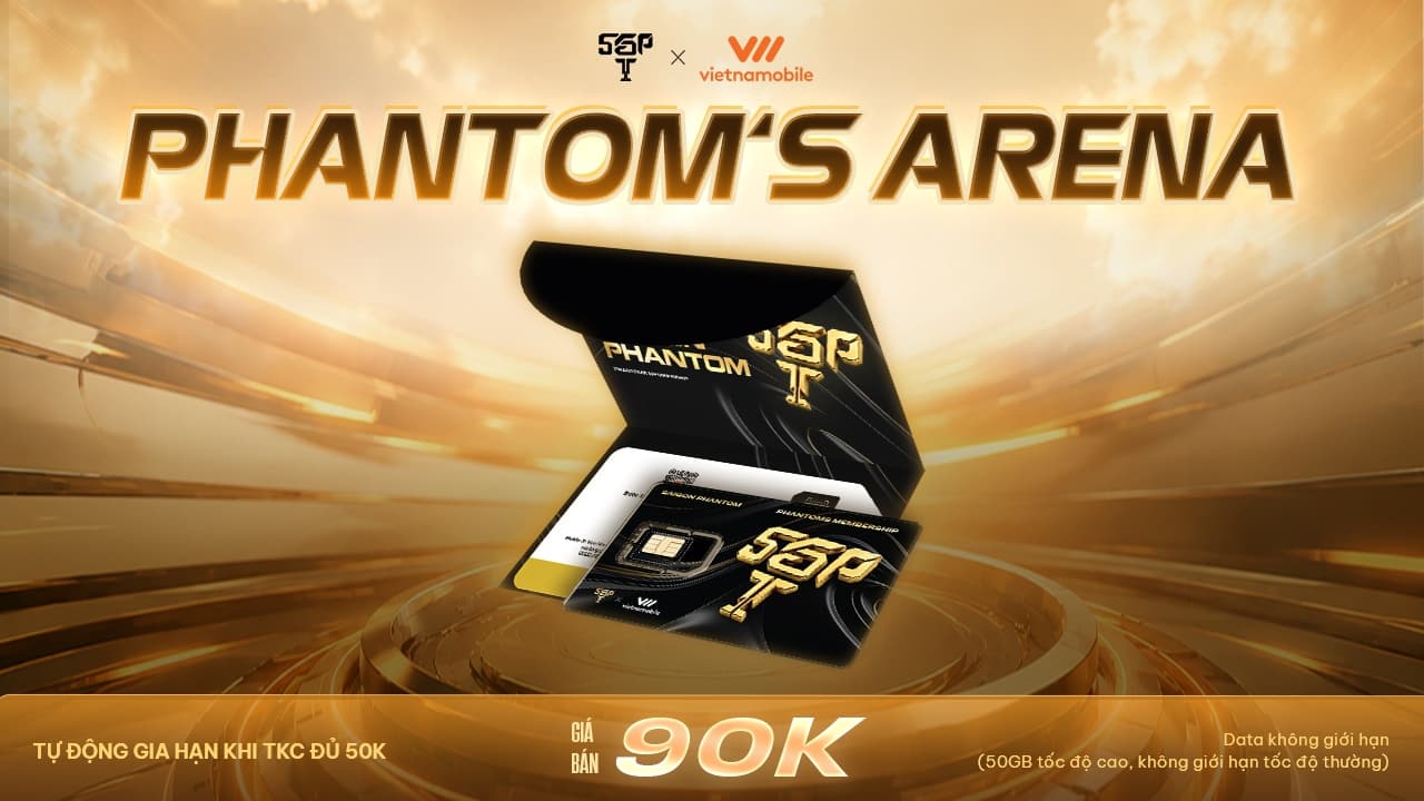 SIM SAIGON PHANTOM X VIETNAMOBILE