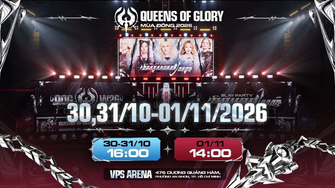 Queen Of Glory - Giải Thể Thao Điện Tử Vinh Quang Nữ Hoàng