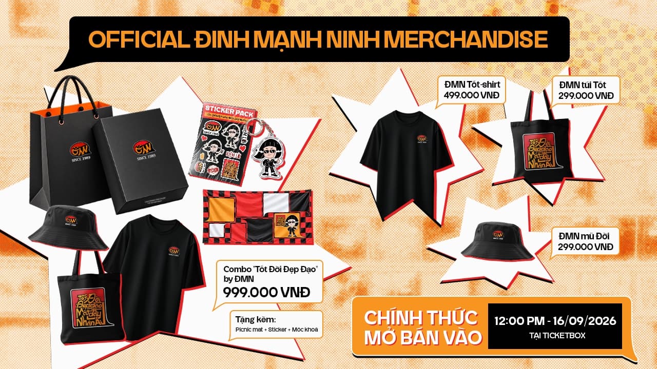 [PRE-ORDER] OFFICIAL ĐINH MẠNH NINH MERCHANDISE